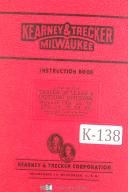 Kearney & Trecker-Milwaukee-Kearney Trecker Milwaukee Table of Leads and Indexing Divisions Milling Manual-2K-2KM-3H-3K-3KM-4H-4K-5H-01